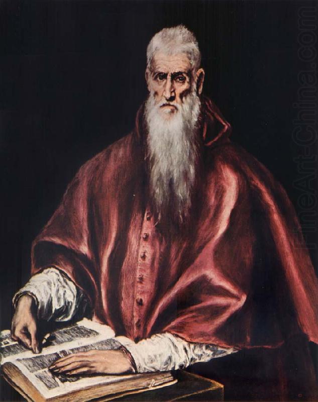 St.Jerome as a Cardinal, El Greco